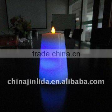 flameless candle,holiday led candle,scented candle with timer ,color changing led candle,blow on/off