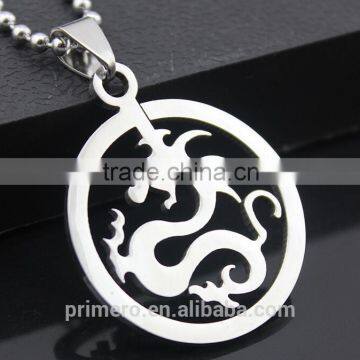 316L Stainless Steel Dragon Pendant Necklace Fashion Pterosaur Necklaces Summer Fine Men Jewelry photo-5