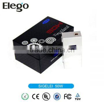 Newest Arrival Sigelei Mod 18650 Battery Sigelei Mod Parts 50W Box Mod SIGELEI 50Watt