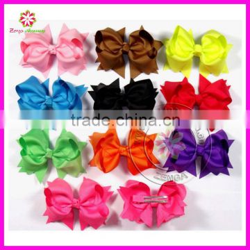 4" Beautiful hair bow clips