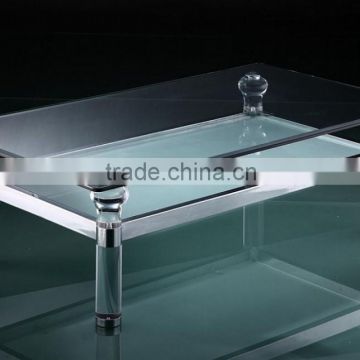 Factory direct sale acrylic rectangle table,Customized acrylic coffee table