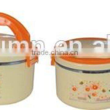 2945 plastic stainless steel insulated casserole pot