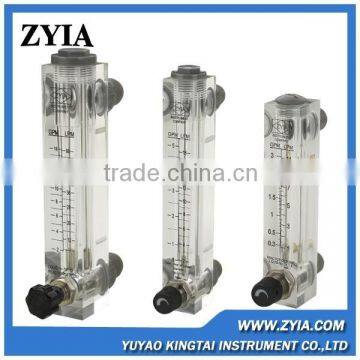 LZM-T series acrylic panel with valve flow meter (Flowmeter)