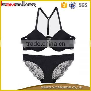 Custom sexy bra panty your design seamless push up sexy bra panty girls                        
                                                                                Supplier's Choice