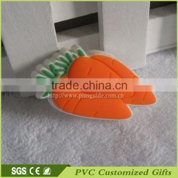 Vegetable shape soft pvc fridge magnet