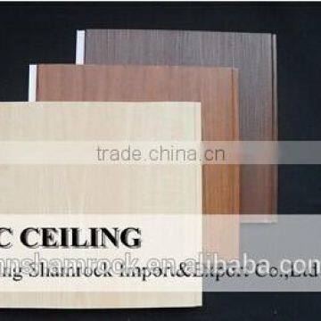 Flat PVC ceiling panel board for decoration