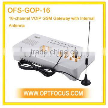 16-channel VOIP GSM Gateway with Internal Antenna