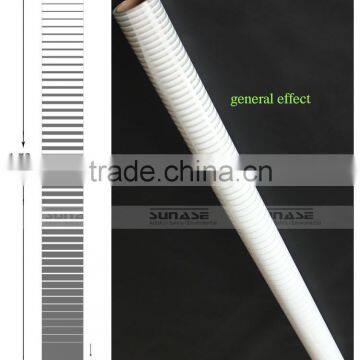 Decorative PET Gradation White Stripe Protective Self Adhesive Film