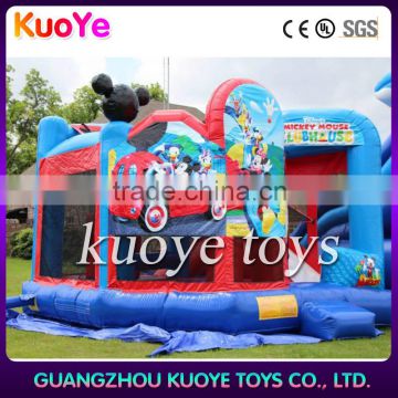 Mickey inflatable castle slide mouse castle bounce house cheap castle moonwalk