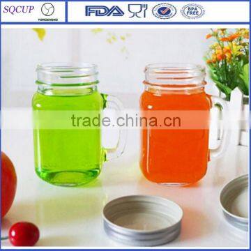 Wholesale Glass Mason Jar With Engraved Logo/Transparent Mason Jar Bottle With Metal Lid and Straw Quality Choice photo-5