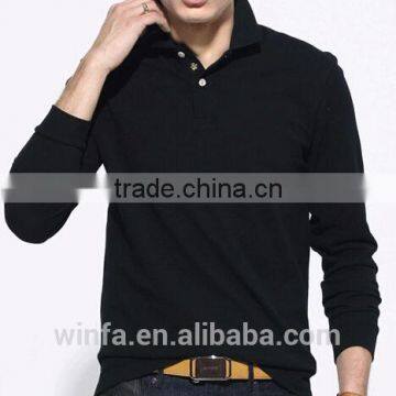 Mens Knitwear Long Sleeve Polo Shirt Design