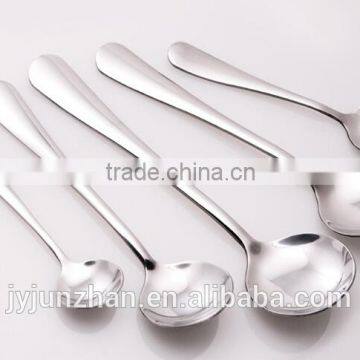 Stainless Steel Round Spoon With Nice Polishing for Home-using or Restaurant Using