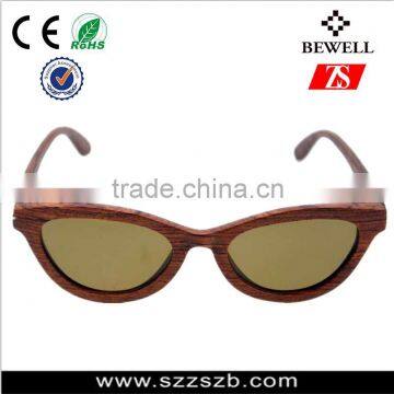 Fashion hot sunglasses custom factory wholesale TAC lenses wood frame natural wood sunglasses