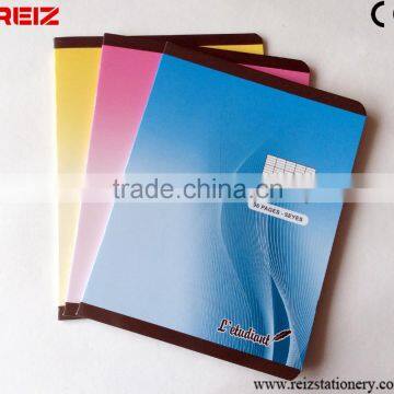 Seyes exercise book, french lines notebooks 17x22cm, 96pages