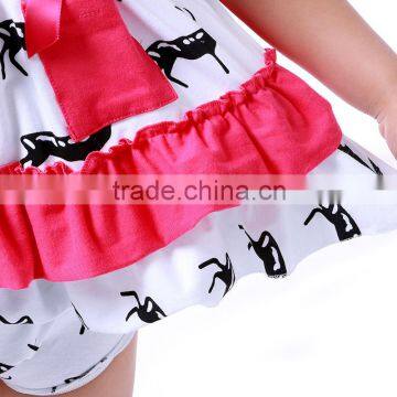 Hot Sale 2016 New Arrival Summer Wholesale Swing Top Bloomer Sets For Kids photo-5
