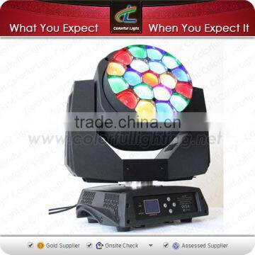 New style bee eye magic effect 19x15W 4in1 led movin head lighting