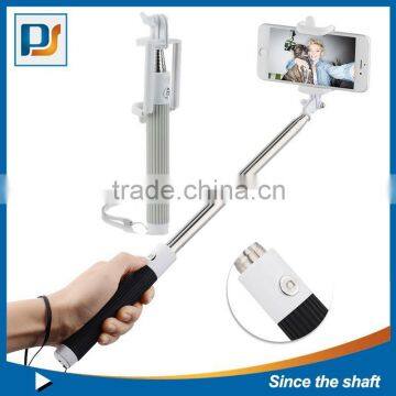 Extendable Stick Selfie Timer Handheld Self Portrait Wired Remote Monopod