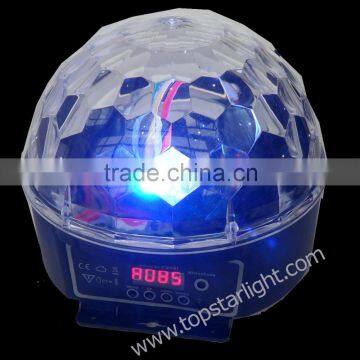 new products on china market 9W DMX LED crystal disco ball RGB christmas lights projector