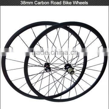 Hot sale lightweight bike wheels professional carbon road bike wheels for training