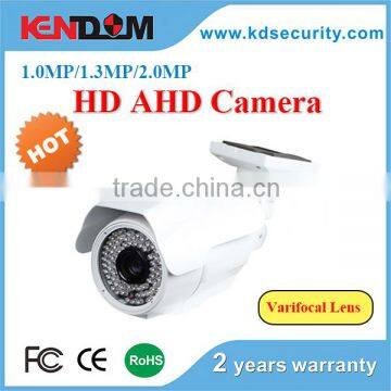 Kendom manufacturer Shenzhen ir weather proof ahd high definition bullet cctv IP67 camera with 2.8mm to12mm varifocal lens