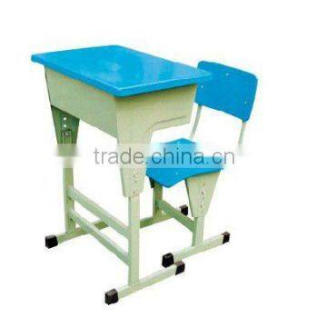 wooden board study table,school desk and chair ,school furniture,K-05