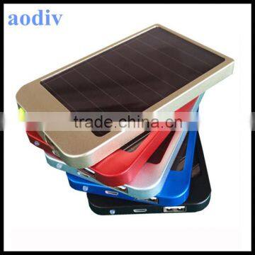 mini solar panel power bank charger for iphone xiaomi