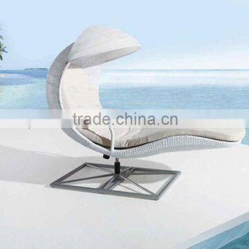 rattan chaise lounge /outdoor rattan beach chair