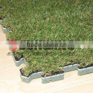 PE Installation Interlock Synthetic Grass Mat photo-5