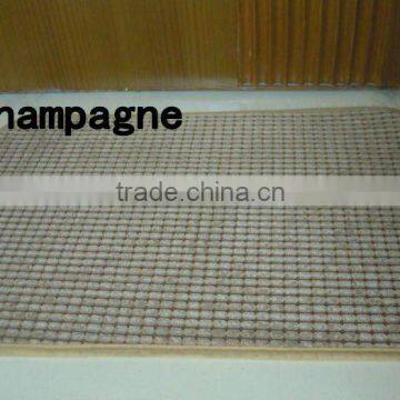 polyester room mat with anti-slip base