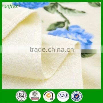 Wholesale 100g Oem Cotton Flowers Peony Printed Velour Towels photo-4