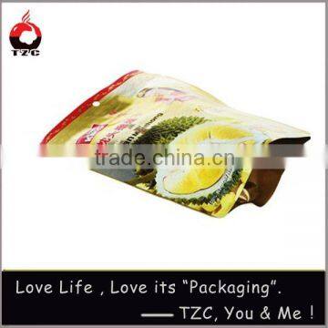 dried durian packaging bag stand up sachet