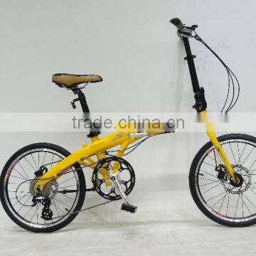 20" alloy 8 speed cheap folding bike for hot sale