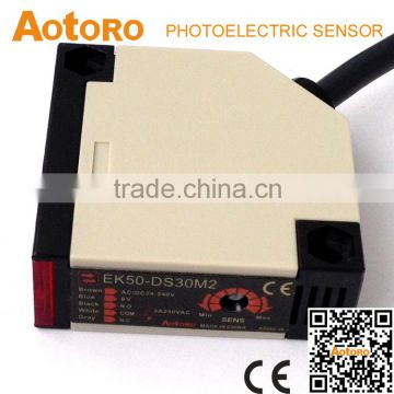 sensor of parking EK50-DS30M2 photoelectric switch diffuse types wired door sensor