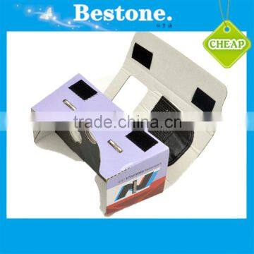 CHEAP Google Cardboard V1.0 DIY Educational vr Device Cardboard vr V1.0 With OEM Custom Logo photo-4