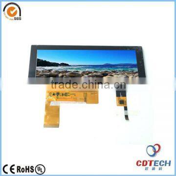 CTP 6.5 inch TFT standard size LCD touch module with PCAP