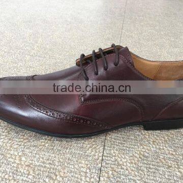 2015 Fashion Oxfords Lace-up Pig Lining Rubber Foam Bottom Shoes Suit Man Dress Shoe photo-4