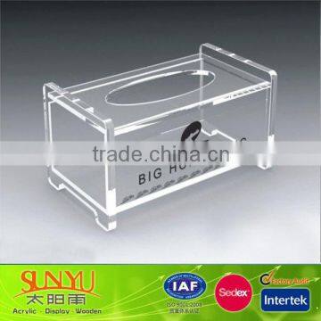 hot sale acrylic toilet paper display organizer