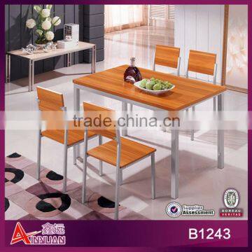 B1243 Guangdong red oak 120*70*75 dining table sale