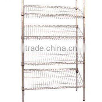 5 tier wire shelving trolley