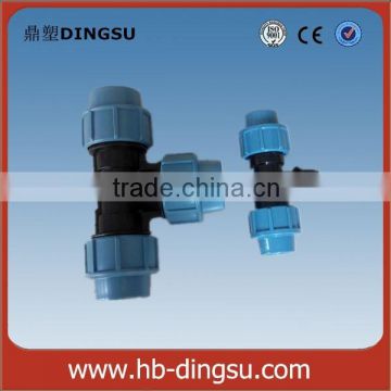 Irrigation system HDPE Pipe fitting PP Compression irrigation pp fittings Fittings                        
                                                Quality Choice