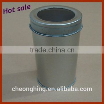 Factory direct tea tin with pvc