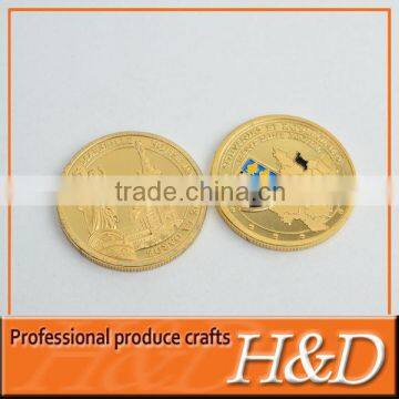 souvenir promotional custom metal gold coins