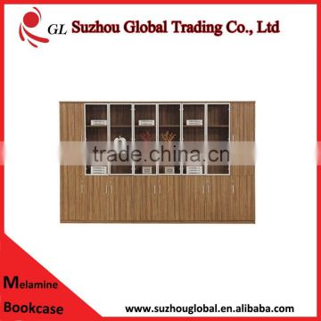 high quality modern bookcases with walnut color