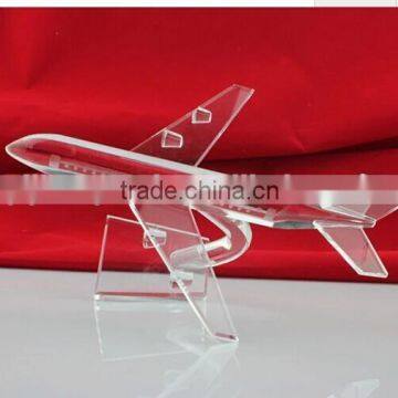 Excellent K9 Crystal Airplane Model glass airplane Wholesale