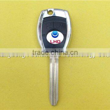 3 Buttons Blank Transponder Key Shell for Toyota TOY43 Blade Remote Key