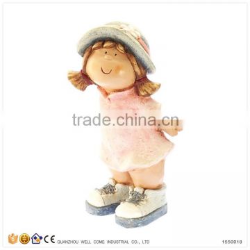 2016 Trending Products Mgo Garden Statues Very Cute Little Girl