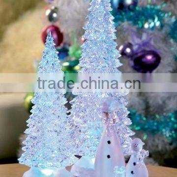 acrylice christmas tree led electronic tree