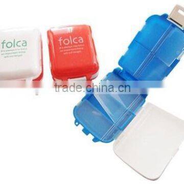 Luggage case pill box