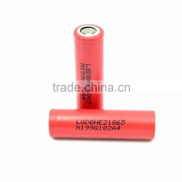 Best Price!! LG18650HE2 2500mAh 3.7V 20A E-Cig Li-ion Battery VS LG HE4 2500mAh 20A 3.7V Rechargeable Battery Use for Vape Mod
