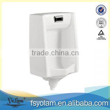 bathroom ceramic automatic flush wall hung urinal